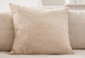 Natural Linen Throw Pillow